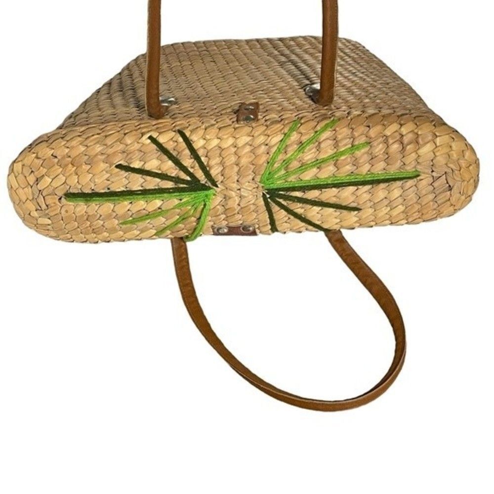 50's-60's VTG Basket Bag - Picture 5 of 6